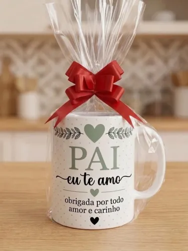 Caneca personalizada de polímero - Dia dos pais