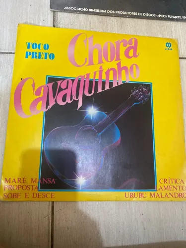 Lp Toco Preto - Chora Cavaquinho - Disco De Vinil 1981 - Hm