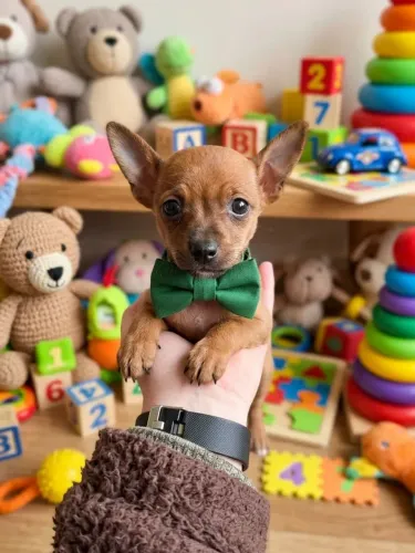 Pinscher machinho dourado 