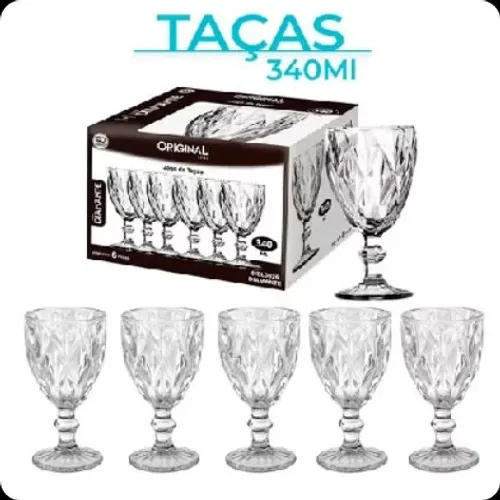 Taça de vidro