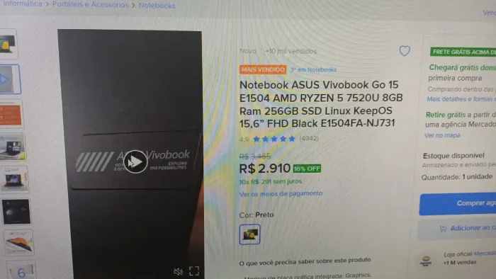 Notebook Asus