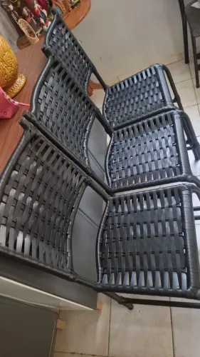 Conjunto de Cadeiras de Fibras