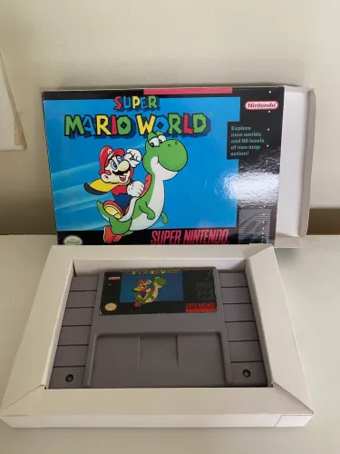 Fita original Super Mario World Snes 