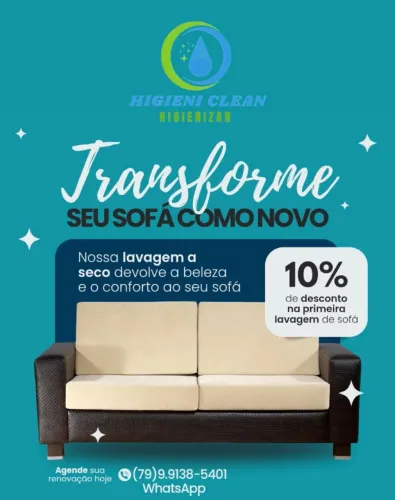 Lavagem a seco de estofados e cadeiras