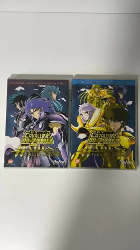 Box Dvd Cavaleiros Zodíaco Hades O Mito Cavaleiros Renegados Parte 1 & 2