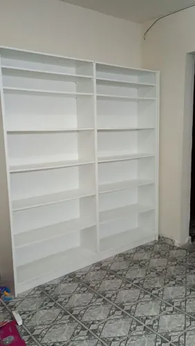 Armário branco 14 prateleiras 