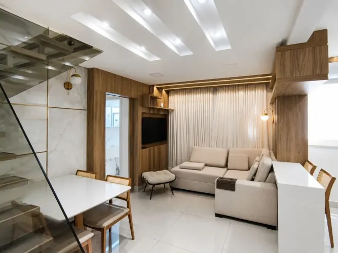Cobertura Duplex mobiliada com 3 dormitórios à venda, 108 m² por R$ 690.000 - Setor Negrão