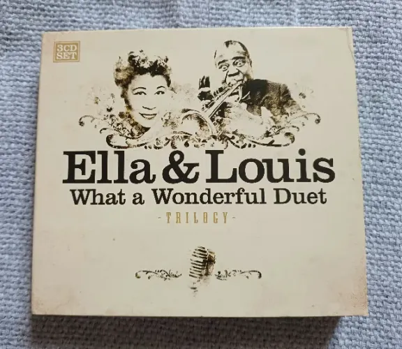 Box 3 Cd's Ella & Louis - What A Wonderful Duet - Trilogy - Digipack - Excelente Estado