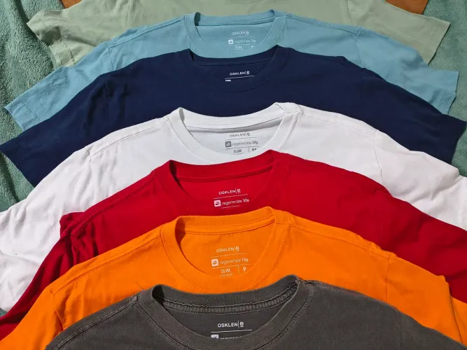 Camisas novas tamanho M da Osklen comprei 10 e não deu em mim ficou grande *04
