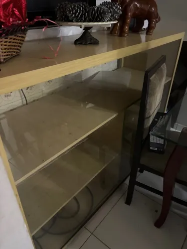 Balcão MDF e Vidro