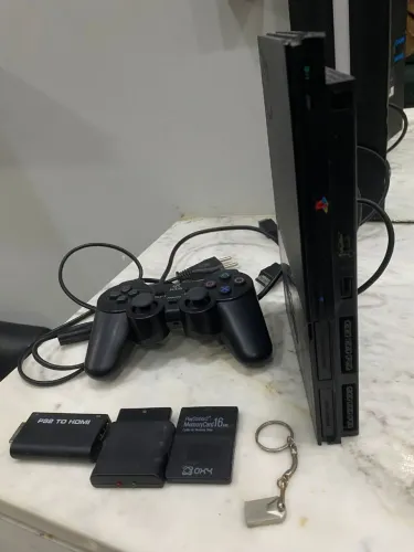 PS2 completo e em perfeito estado