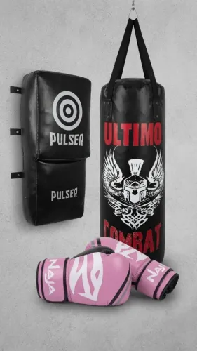 Kit Completo de Luta (Saco + Aparador + Luvas) - Ótimo Estado (ACEITO VENDER SEPARADO)