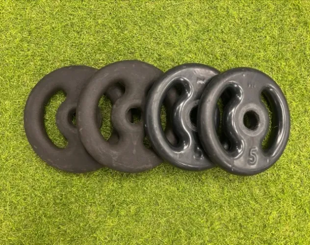 Quatro anilhas de 5 Kg