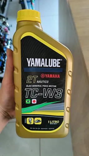 Óleo 2T Náutico Yamalube TC-W3 1 Litro Yamaha Barco Pesca