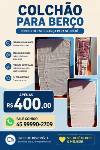 Colchão pra berço ótimo estado