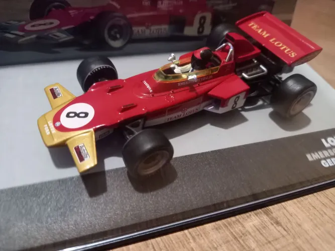 Lotus 72D 1971 Emerson Fittipaldi Miniatura F1 1:43
