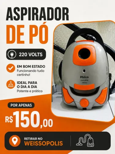 Aspirador 220 volts 