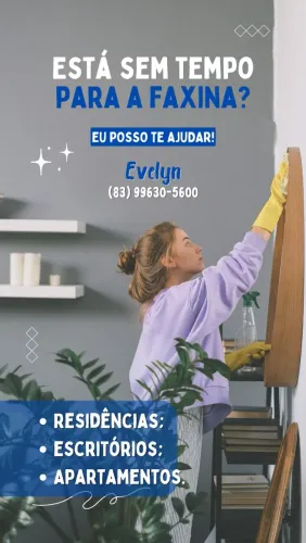 Diarista - Casa, apartamento ou pós-obra