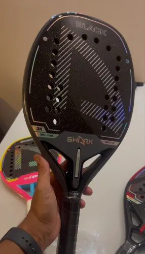 Raquete Shark black 2026 carbono 3k