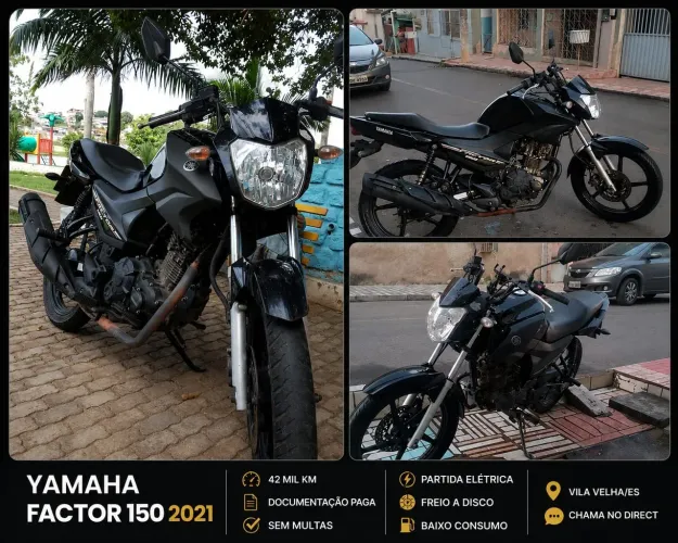 Yamaha Factor 150 2021 - Ótima oportunidade!
