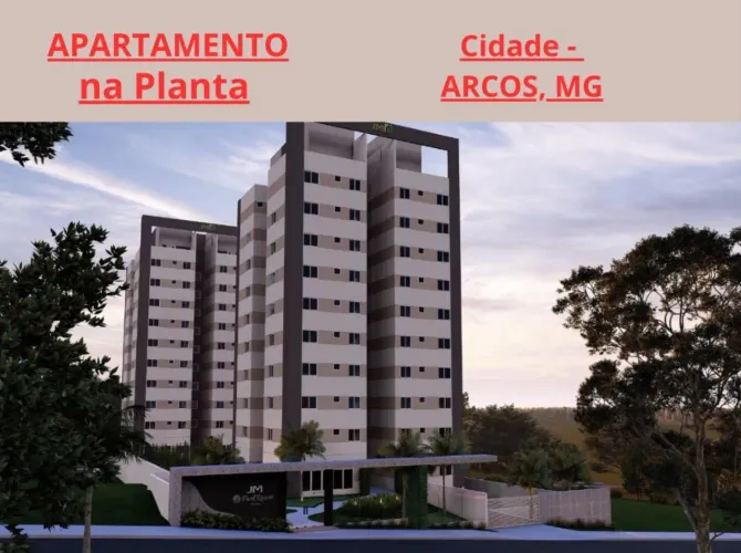 Venda de Apartamento em Arcos-MG: 2 quartos, 1 suíte, 2 salas, 2 banheiros, 1 vaga na gara