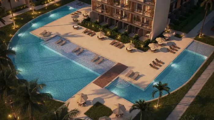 PRAIA DOS CARNEIROS - FLAT 24m² FRENTE MAR PRÓX AO PARQUE AQUÁTICO