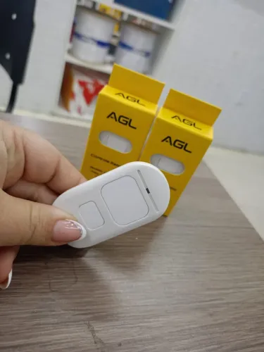 CONTROLE PARA MOTOR DE PORTÃO DE GARAGEM AGL DIGITAL KEY 433MHz 2 CANAIS COM CODIFICAÇÃO 