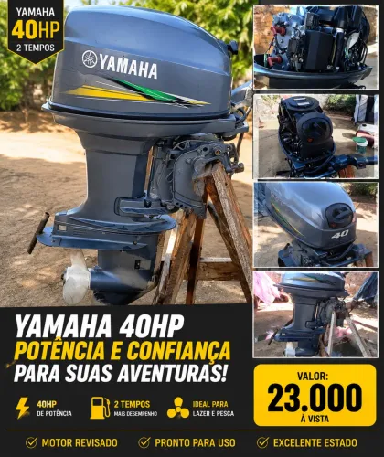 Yamaha 40HP 2 Tempos ? Potência e confiança