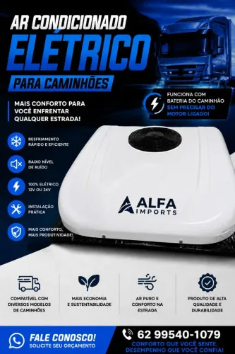 Ar condicionado elétrico para caminhão