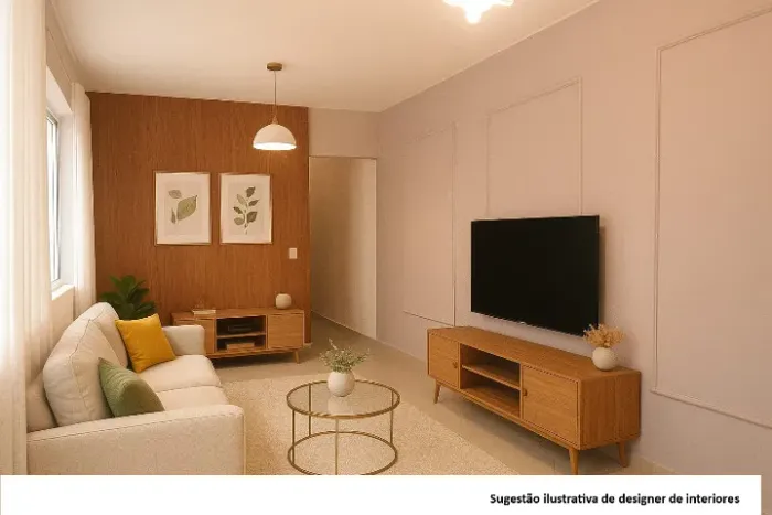 Apto 75m² - Vila Homero Thon - Próximo ao Atrium - 2 vagas - Quintal - Frente