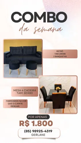COMBO MESA + SOFÁ