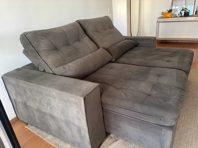 sofa retratil e reclinável