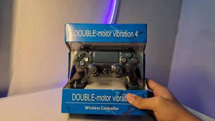 Controle de PS4 e PC NOVO COM CABO USB