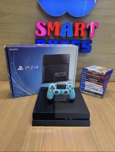 Playstation 4 FAT 500GB | Controle com Sensor Hall | 2 Jogos | Caixa e Garantia