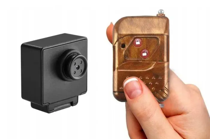 Botão Espião Câmera Spy 16 Gb Full Hd 1080p Com Aúdio e Controle Remoto com Vibração