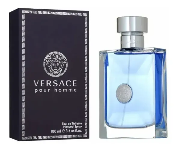 Perfume Versace Pour Homme Eau De Toilette Masculino 100ml - Novo
