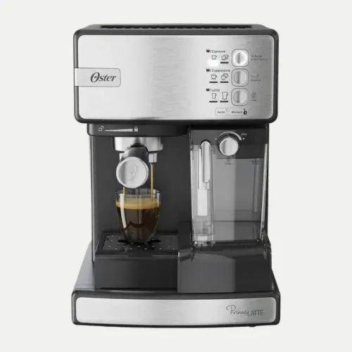 Cafeteira Espresso Oster Nova Primalatte Inox Cor Prateado