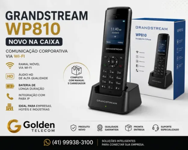 Grandstream WP810 Novo na Caixa Wi-Fi IP SIP  