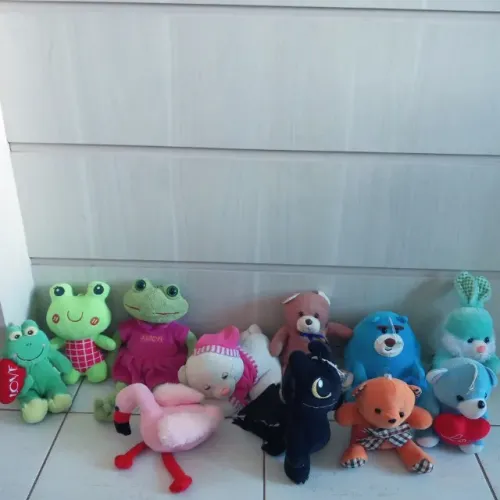 Lote de Pelúcia 11 unidades urso item de colecionador em ótimo estado
