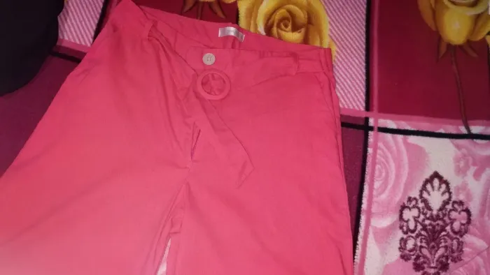 Calça Pantalona Rosa