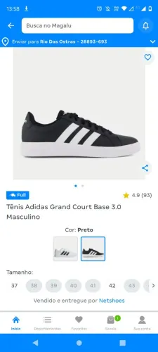 Tênis Adidas Masculino