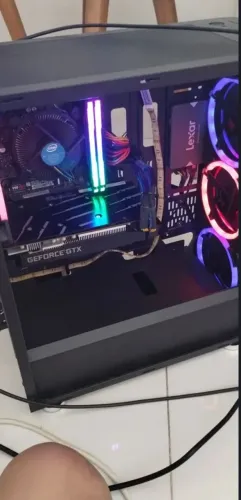 Pc gamer Intel I3 9100, GTX 1660 SUPER, 32gb ram 2x16 ddr4 3600mhz, fonte 500w