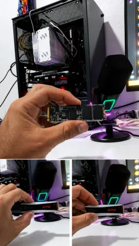 SSD XPG SPECTRIX S40G 256GB RGB NVME M.2 GAMER