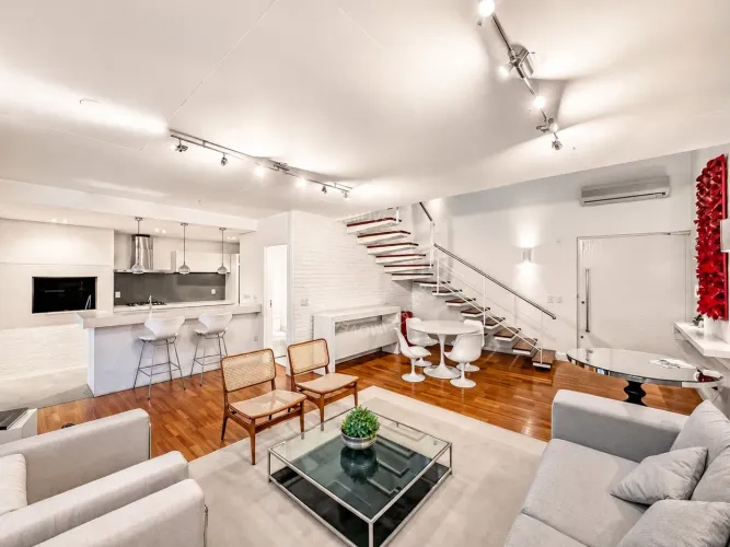 Apartamento Duplex mobiliado para alugar no Boa Vista de 1 quarto (1 suíte)