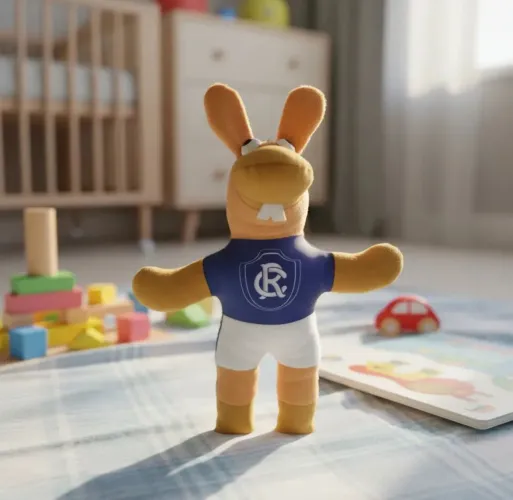 Cavalinho pelúcia mascote clube Remo