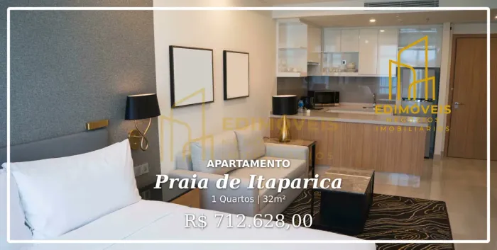 Apartamento quarto e sala em Praia de Itaparica | Oportunidade única!