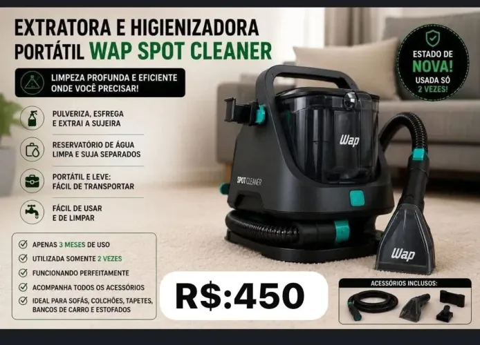 Extratora e Higienizadora WAP Spot Cleaner - Seminova