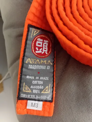 Faixa laranja atama M3 Jiu-jitsu e judô!
