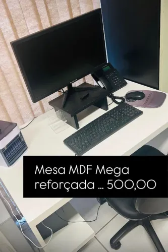 Mesa MDF reforçada