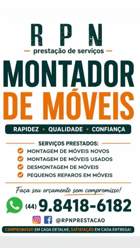 Montagem de móveis e reparos